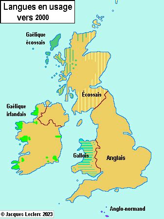 Les Langues En Usage Au Royaume Uni
