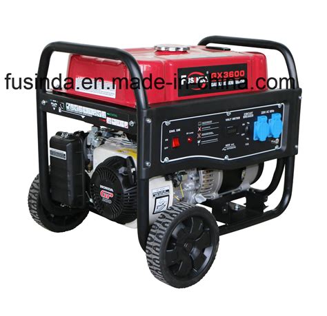 Kw Fusinda Big Tank Gasoline Generator Petrol Powered By Honda Gx