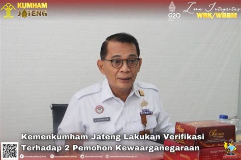 Kemenkumham Jateng Lakukan Verifikasi Terhadap Pemohon