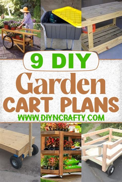 9 DIY Garden Cart Plans For Towing Garden Equipments - DIYnCrafty