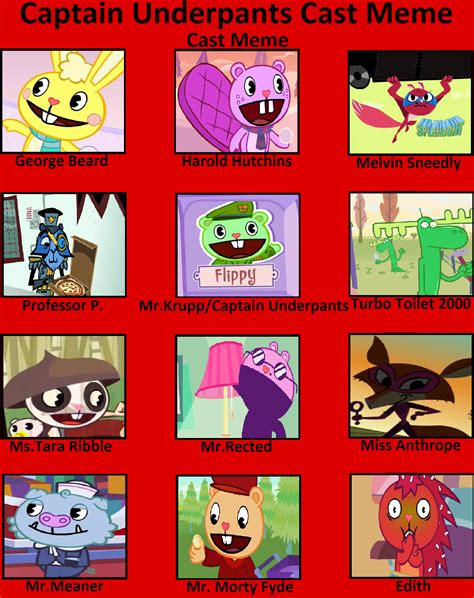 Captain Underpants Recast Meme (HTF Version) by xXBarttheBunnyxX on DeviantArt