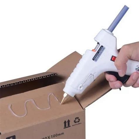 W White Electric Hot Melt Glue Gun Industrial Electric Mini Gun With
