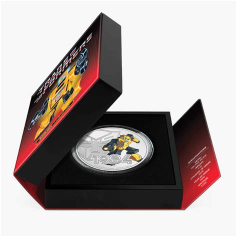 2022 Niue Transformers BUMBLEBEE 1 Oz 999 Silver Proof Coin Pieces