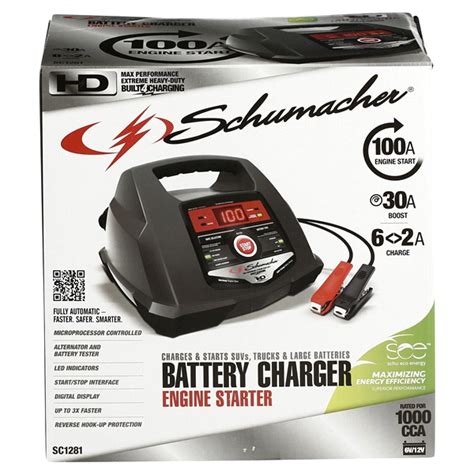 Schumacher 1003062 Amp Battery Chargerengine Starter