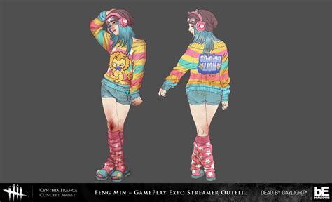 Cynthia França Feng Min Gameplay Expo Streamer Outfit