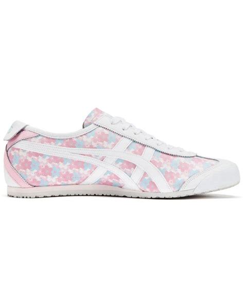 Onitsuka Tiger Mexico Shoes White Blue Pink For Men Lyst