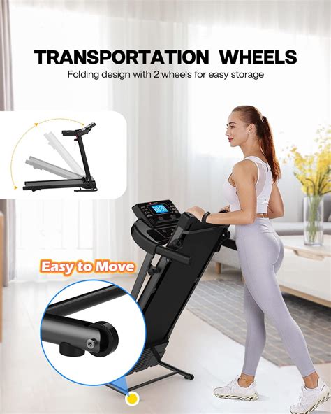 Buy Fyc Foldable Treadmills For Home 2 5 Hp Electric Treadmill With