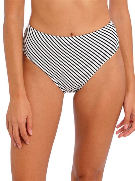 Freya Jewel Cove Slip Per Bikini Bianco E Nero