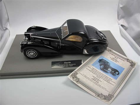 Ilario 1937 Bugatti T57sc Atalante Sn57523 Schwarz Resine 1 18