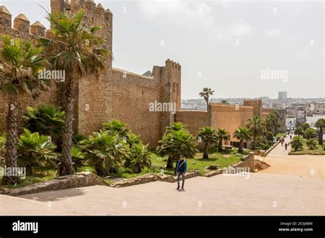 Kasbah Of The Udayas Kasbah Des Oudaias Rabat Morocco Stock Photo