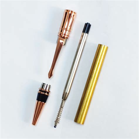 Executive Twist Ballpoint Pen Kit Rosegold Strongink Pen Kits