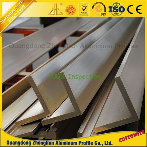 Aluminium Extrusion Angle Profile For Equal Or Unequal Angles China