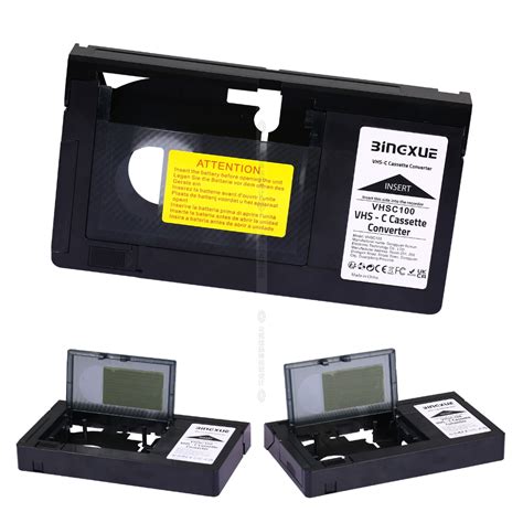 VHS-C Cassette Adapter Compatible with VHS-C SVHS Camcorders Motorized ...