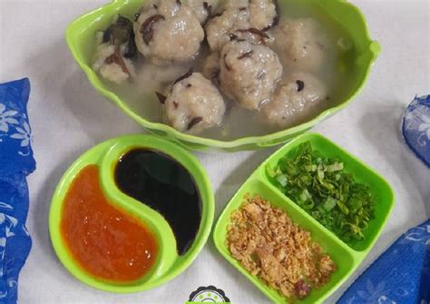 Resep Bakso Ayam Jamur Kuping Oleh Dapur Shofiarafa Cookpad