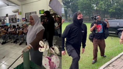 Momen Alan Walker Datangi Sekolah Di Medan Temui Guru Musik Dan Siswa