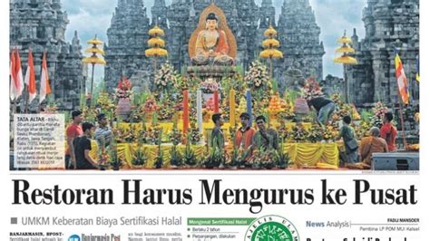 UMKM Keberatan Biaya Sertifikasi Halal Banyak Restoran Mengurus Ke MUI