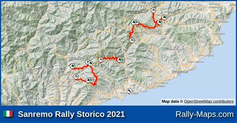 Maps Sanremo Rally Storico 2021 Rally Maps