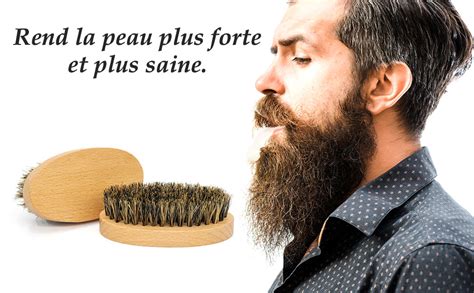 Brosse Barbe Homme Lissante En Soie De Sanglier Brosse Barbe En