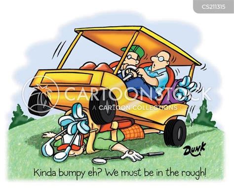 Rough Golf Cart Cartoons and Comics - funny pictures from CartoonStock