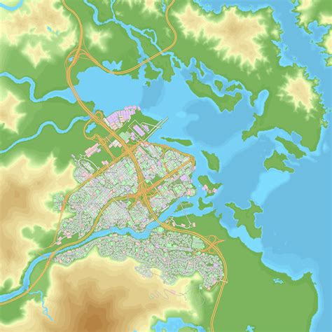 Us Largest Cities Map