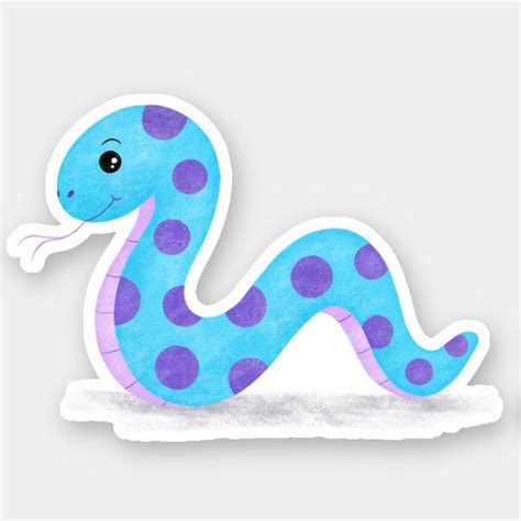 Purple Snake Clipart