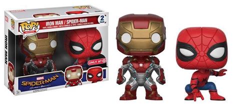 Funko Spider-Man Homecoming POP Vinyl Exclusives! Iron Man! - Marvel ...