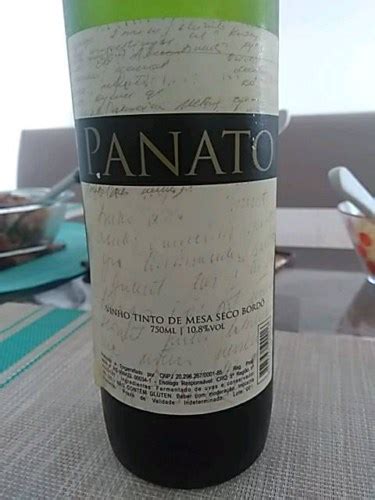 Panato Vinho Tinto De Mesa Seco Bord Vivino