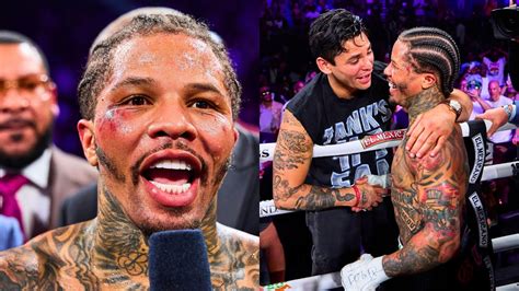 Gervonta Davis Reacts To Ryan Garcia At His Fight YouTube