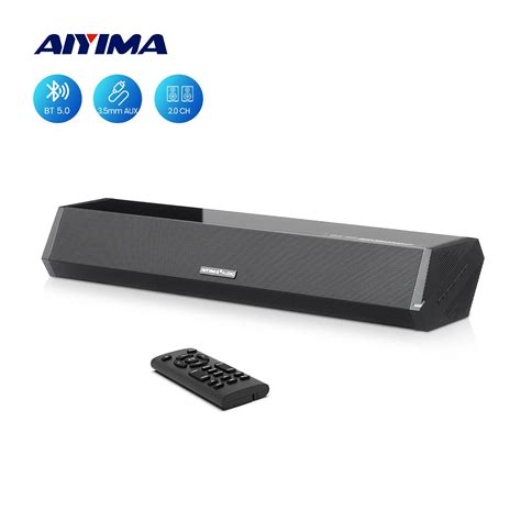 AIYIMA Haut Parleur Bluetooth Portable Gamme Compl Te Audio Barre De