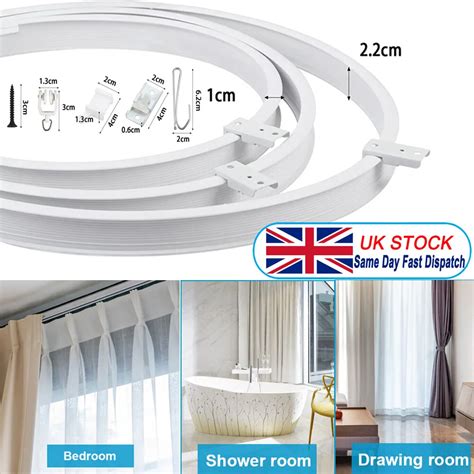 Ceiling Mounted Curved Curtain Track Shelly Lighting