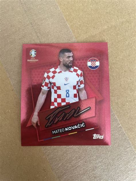 Mateo Kovacic Signiert Topps Euro 2024 Sticker CRO SP Kaufen Auf Ricardo