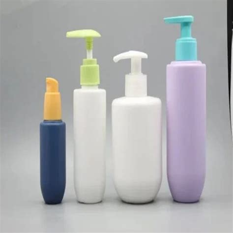 White Flat Shoulder Hdpe Bottle Ml Ml Hair Oil Shampoo Lotion