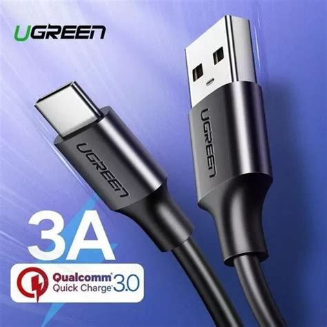 Cable Tipo C A Usb Carga Rapida Qc 3 0 3a 2m Ugreen S21 S10 Cuotas Sin Interés