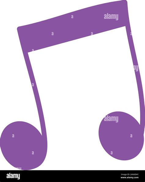 Music Notes Sound Isolated Icon Stock Vector Image Art Alamy