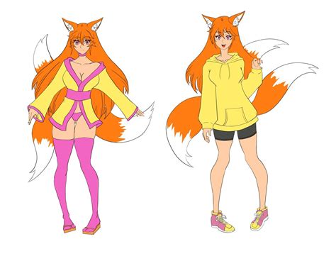 Kitsune Concept Hanako By Kappahoney On Deviantart