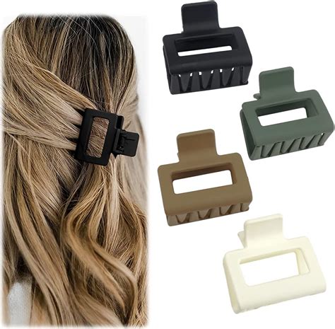 4 Petite Pince Cheveux Carré Pince a Cheveux Femme Antidérapant Pince à