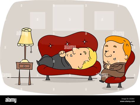 Psychiatrist couch cartoon hi-res stock photography and images - Alamy