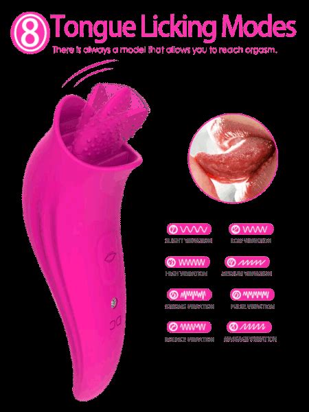 Dropship Clit Licking Tongue Sucking Vibrator G Spot Oral Massager Sex