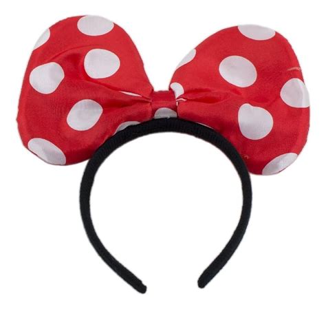 Vincha Con Orejas De Minnie Mouse Luz Led Fiesta Cotillon X Silverled