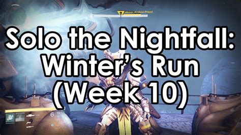 Destiny How To Solo The Nightfall Winter S Run Guide For Week