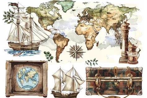 Premium Photo | Photo of Essential Adventure Gear Isolated on White ...