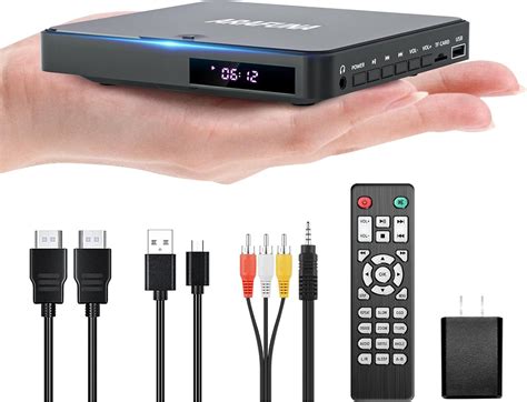 ARAFUNA Mini reproductor de DVD HDMI pequeño reproductor de DVD para