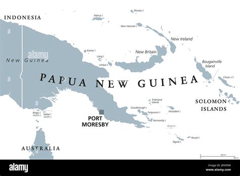 Port Moresby Papua New Guinea Map