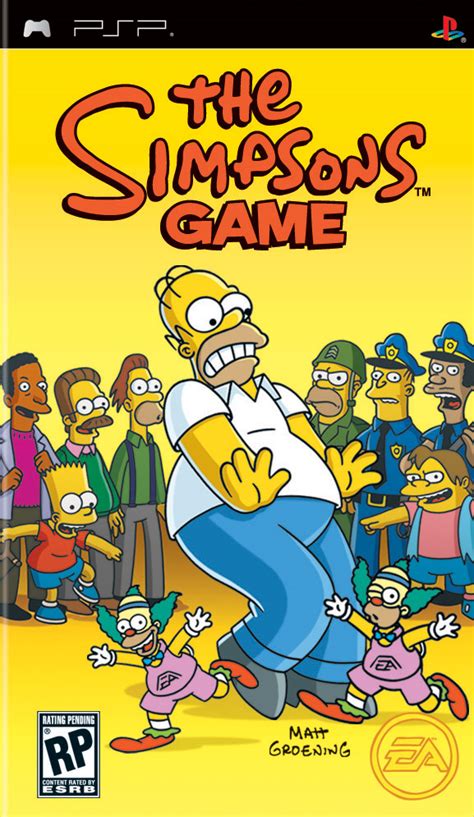 The Simpsons Game PSP Game