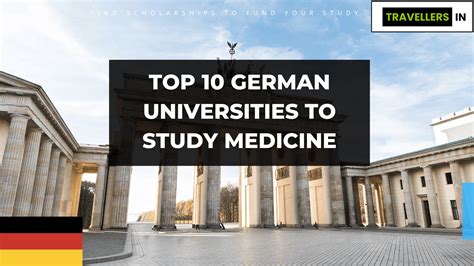 Top 10 German Universities to study Medicine - travellersin