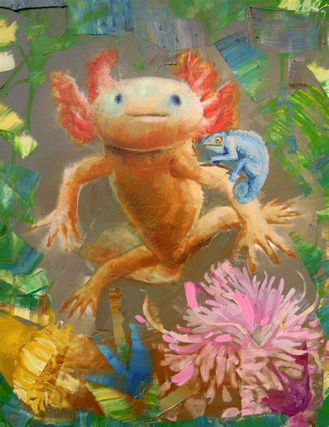 Axolotl By Itsanori Ajolote Ajolote Dibujo Dibujos Bonitos De