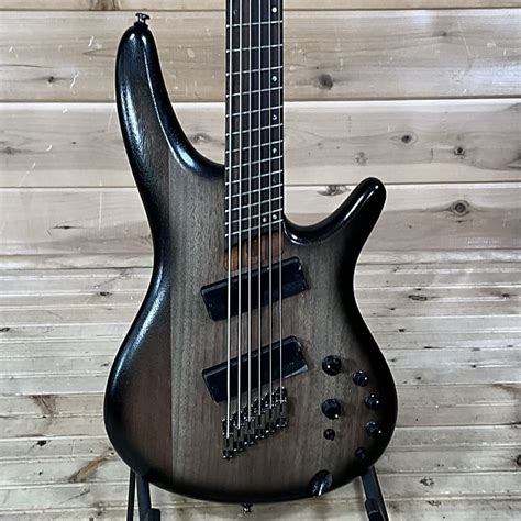 Ibanez Src Ms Electric Bass Black Stained Burst Low Gloss Reverb