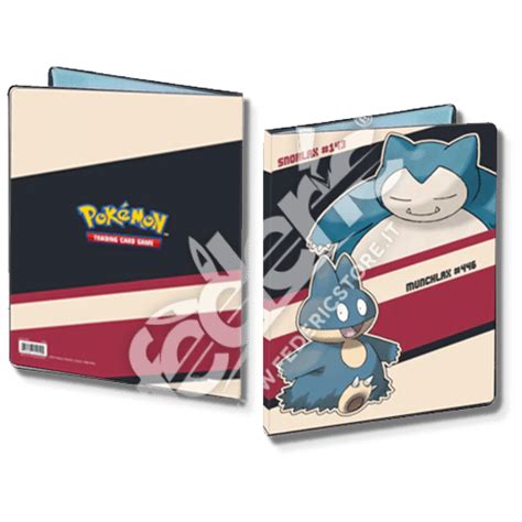 Album Ultra Pro X Pokemon Snorlax E Munchlax Tasche Pagine