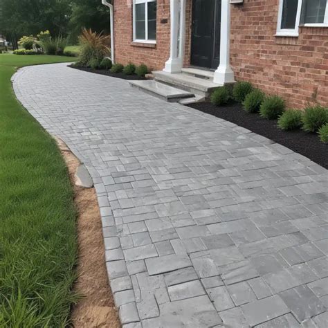 Durable Driveways Reinvent With Concrete Pavers Stamped Concrete