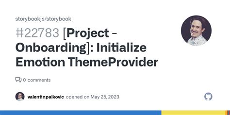 Project Onboarding Initialize Emotion ThemeProvider Issue 22783